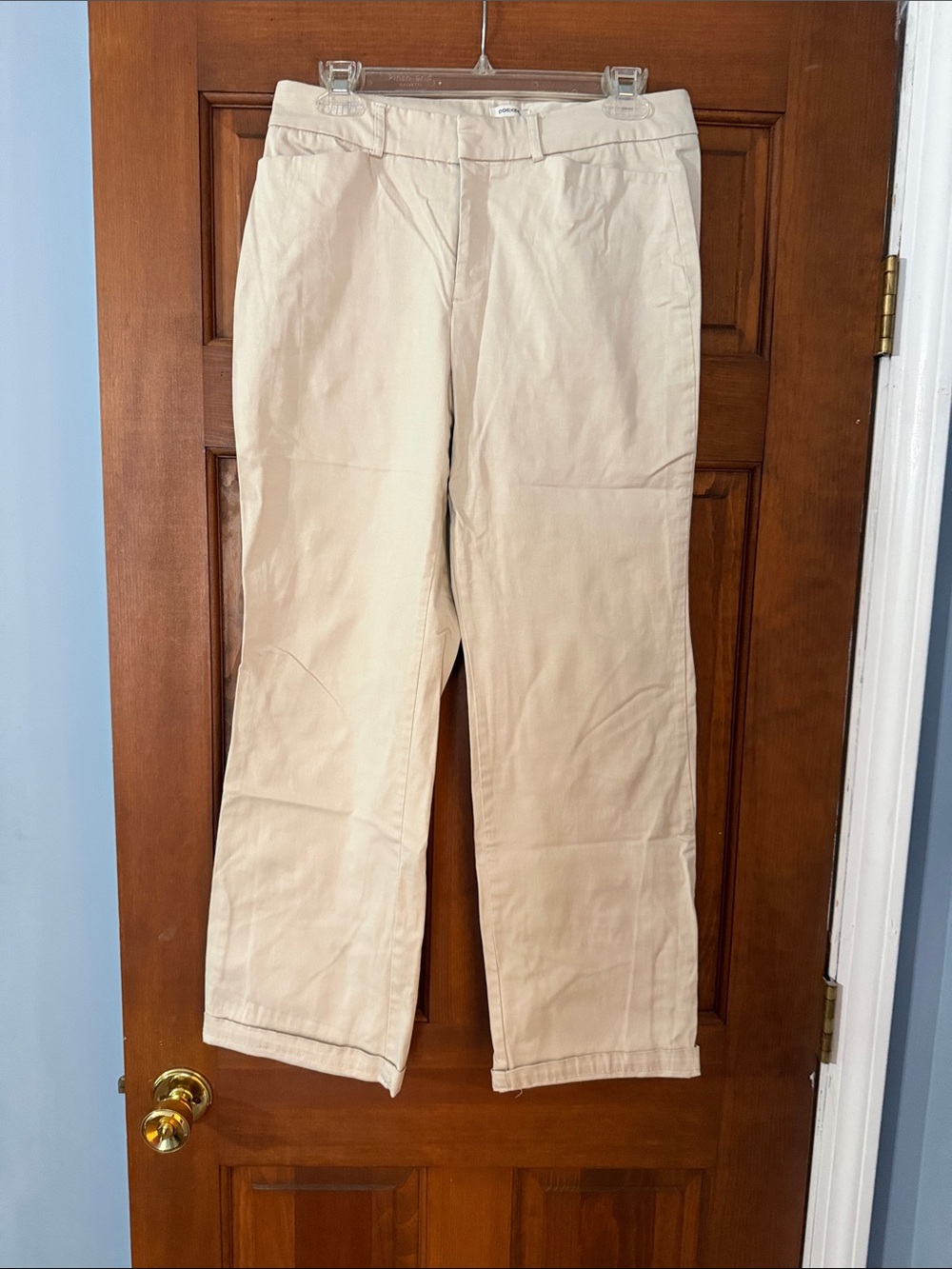 Dockers Wide Leg Pants in Beige